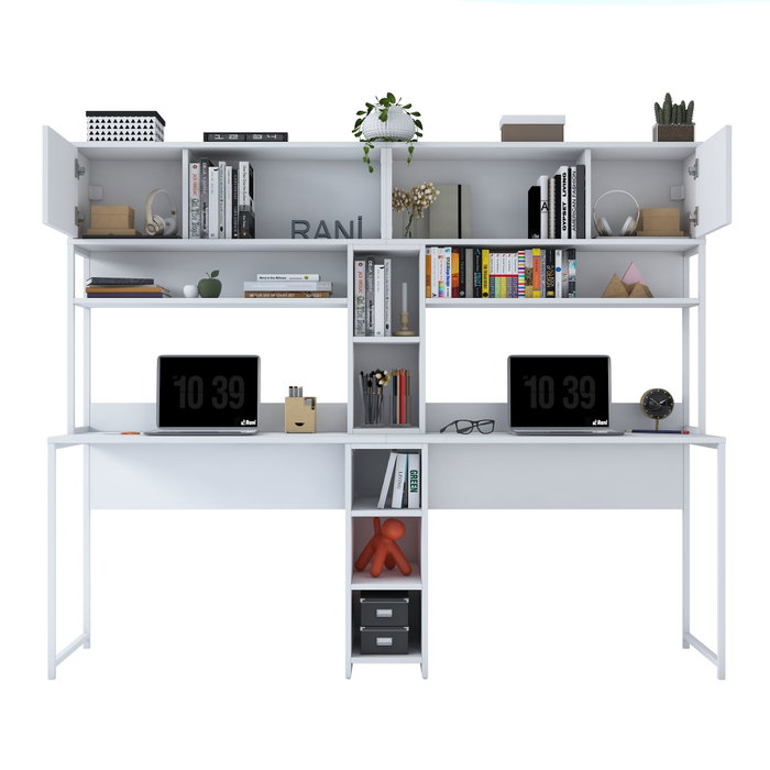 Hanah Home Escritorio de Estudio Blanco 210 cm